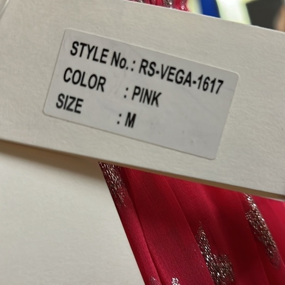 ROCOCO SAND VEGA METALLIC STARS RUFFLE FUN MAXI SKIRT PINK SIZE MEDIUM NWT - Picture 4 of 5